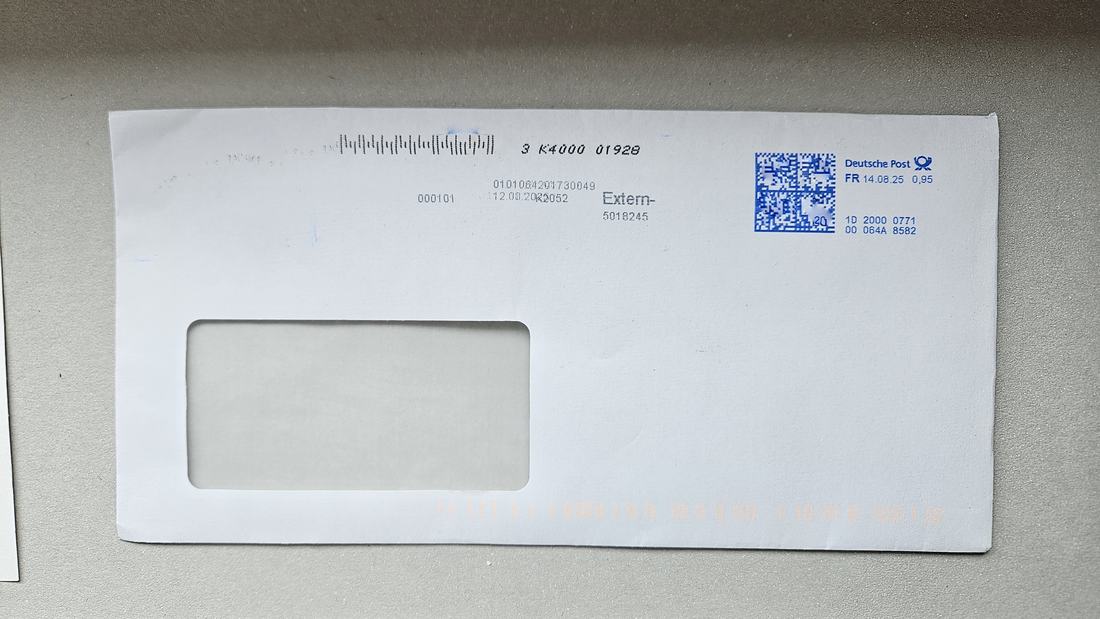 Briefumschlag der Deutschen Post