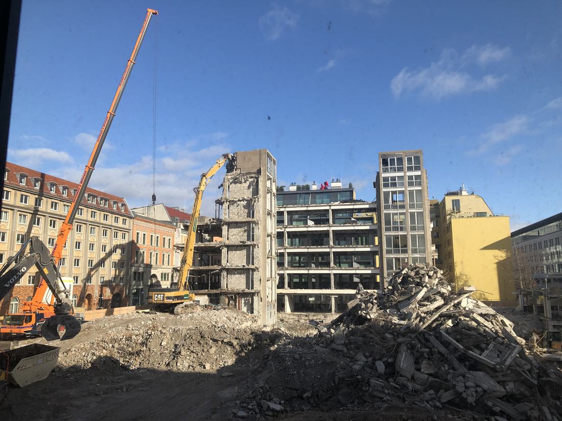 Baustelle in Berlin-Mitte