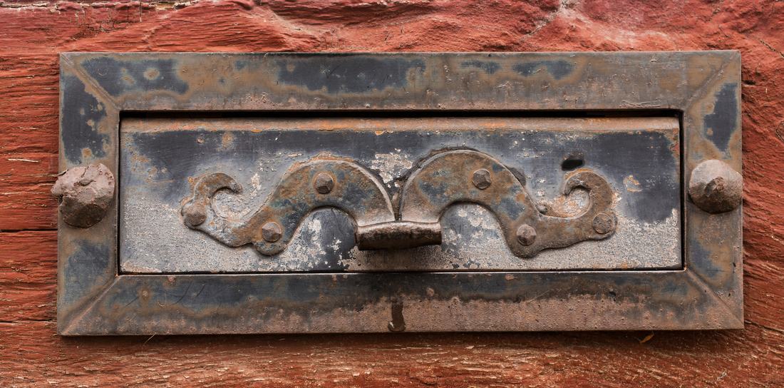 Historischer Briefkasten in Wanfried