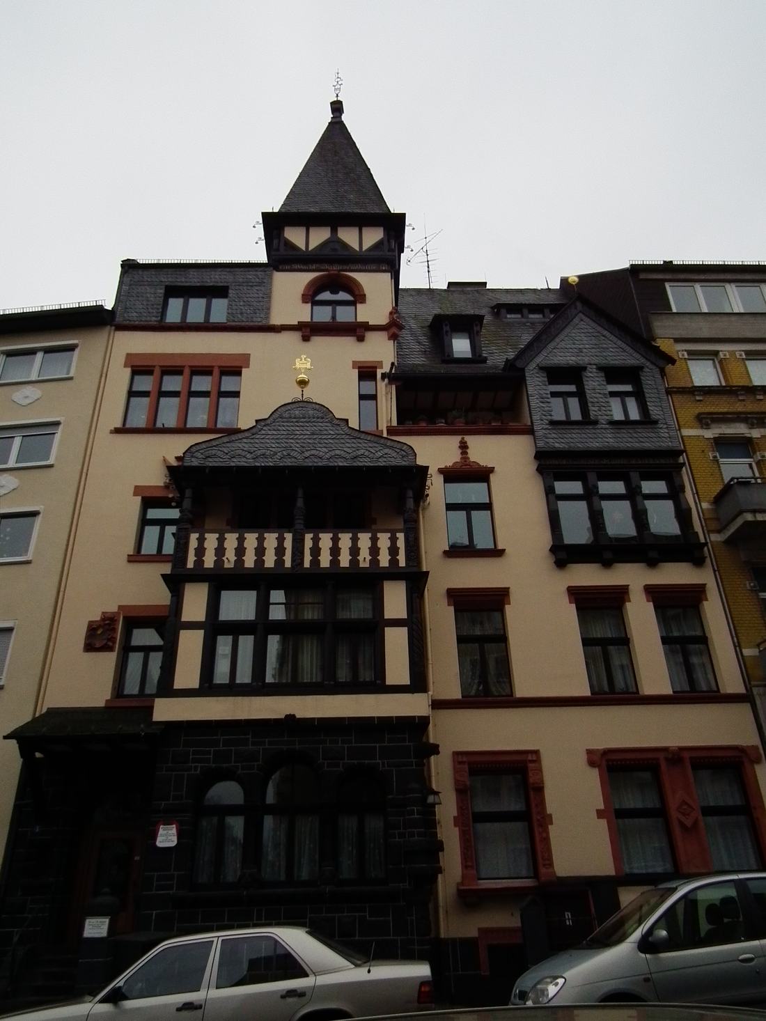 Wohnhausfassade in Koblenz